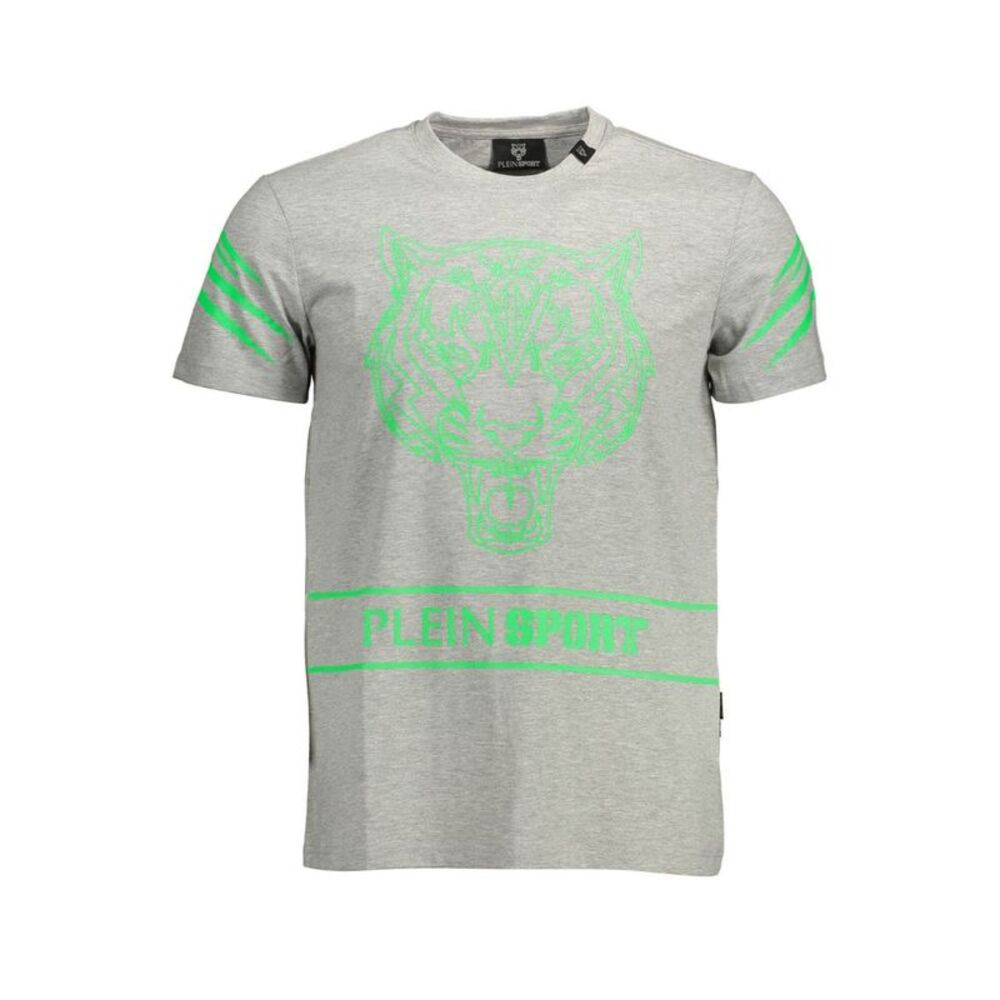 Plein Sport Grigio Cotton Men's Men's T-Shirt